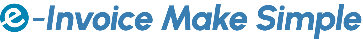 Tagline text reading 'e-Invoice made simple' promoting easy and streamlined e-Invoicing solutions
